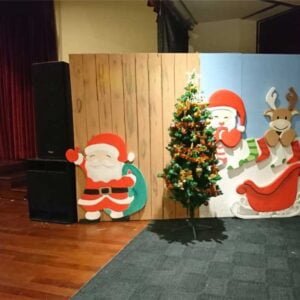 Backdrop Photobooth Natal Tahun Baru Jogja